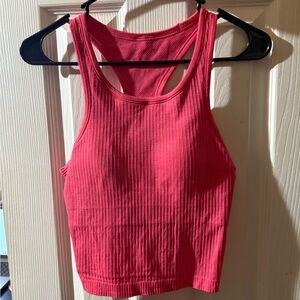Lululemon Ebb To Street Cropped Tank Top in Lipgloss
